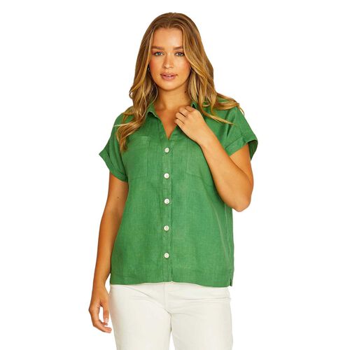 Jump Open Neck S/S Shirt